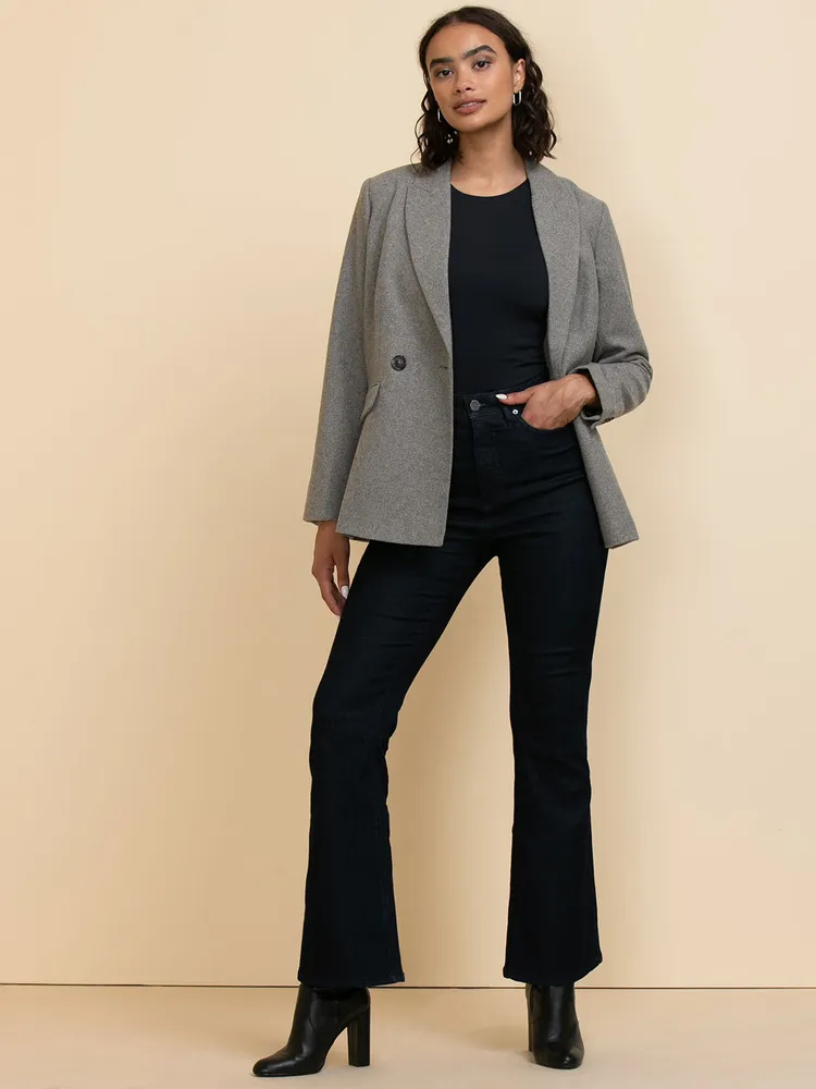 Double Breasted Wool Blazer