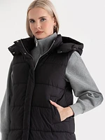 Mid Length Puffer Vest