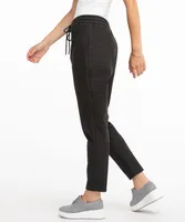 Luxe Ponte Tapered Drawstring Pant