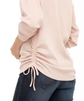 Ruched Side Ribbed Top