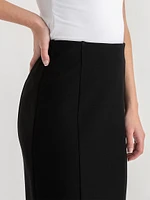 Knee Length Pencil Skirt Luxe Ponte