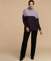 Cloth By RD Colourblock Mock Neck Sweater