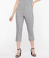 Microtwill Pull-On Crop Pant