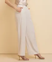 Viscose Linen Wide Leg Pants