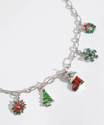 Christmas Charm Chain Necklace