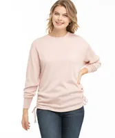 Ruched Side Ribbed Top