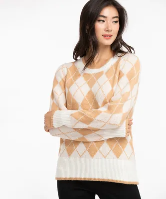 Argyle Pullover Sweater