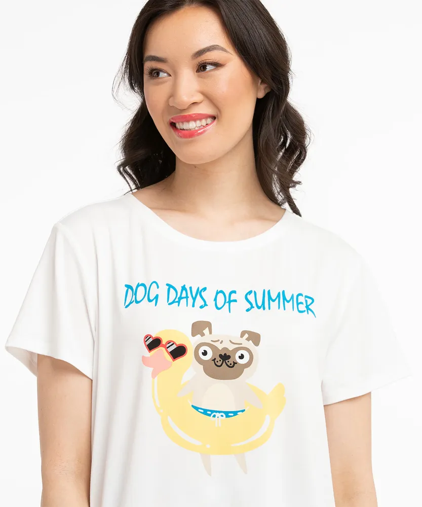 Dog Short Sleeve Pajama Tee