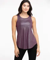 Sparkly Scoop Neck Tank Top