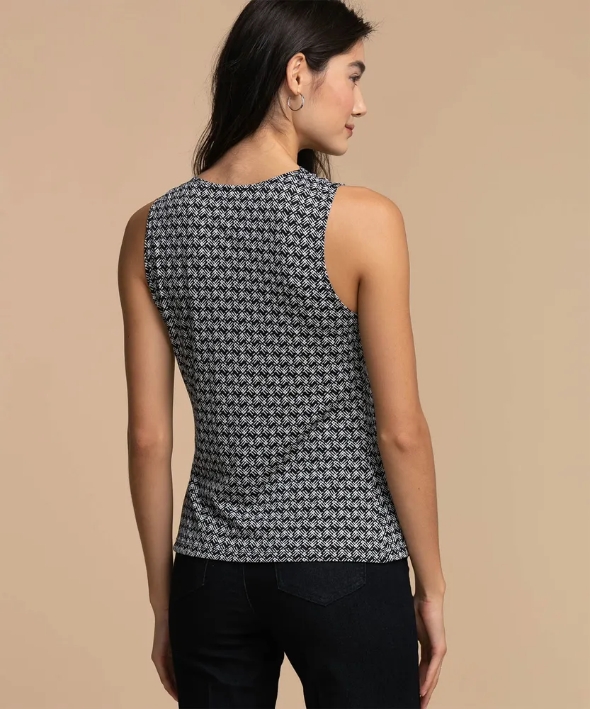 Sleeveless Asymmetrical Top