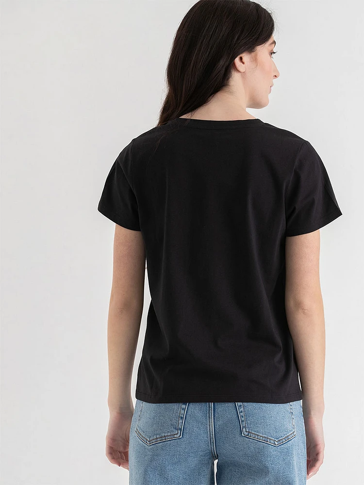 Short Sleeved Relaxed Crewneck T-Shirt