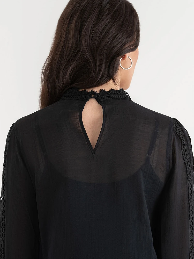 Butterfly Lace Blouse