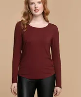 Long Sleeve Scoop Neck Top