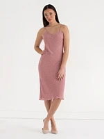 Strappy Midi Slip Dress