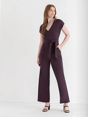 Venus Wide Leg Jumpsuit Iconic Crepe