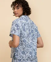 Short Sleeved Collared Shirt