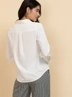 Nicole Long Sleeve Collared Shirt