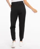 Black Fleece Drawstring Jogger