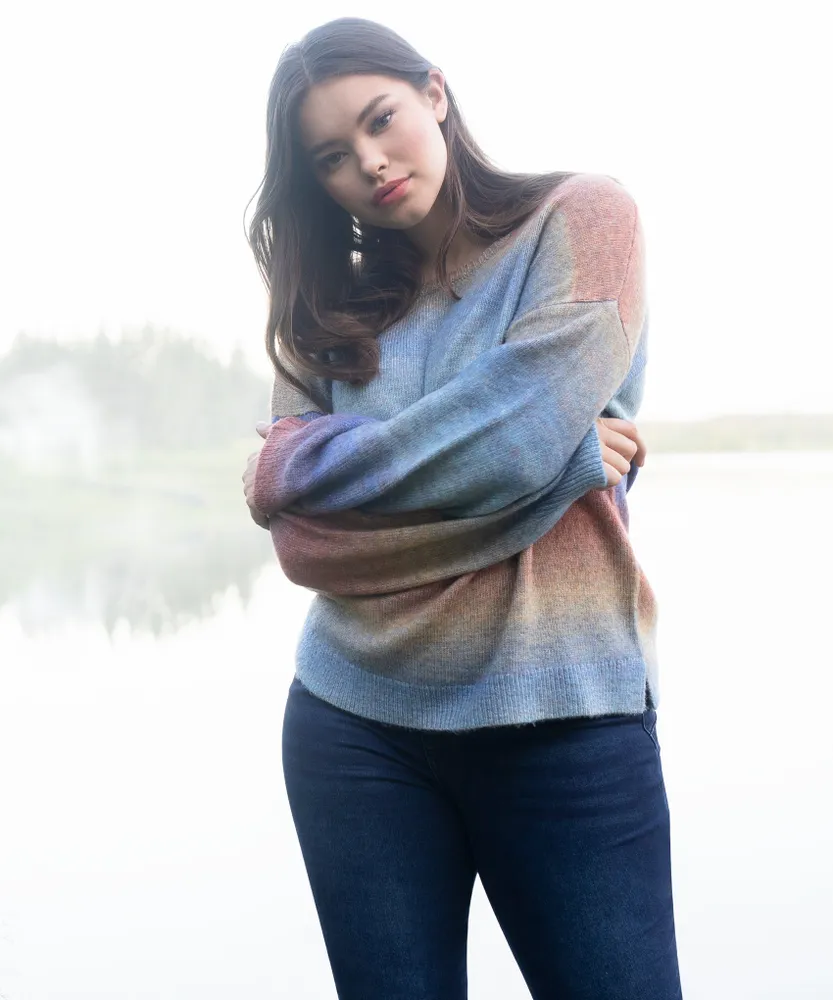 Ombre Pullover Sweater