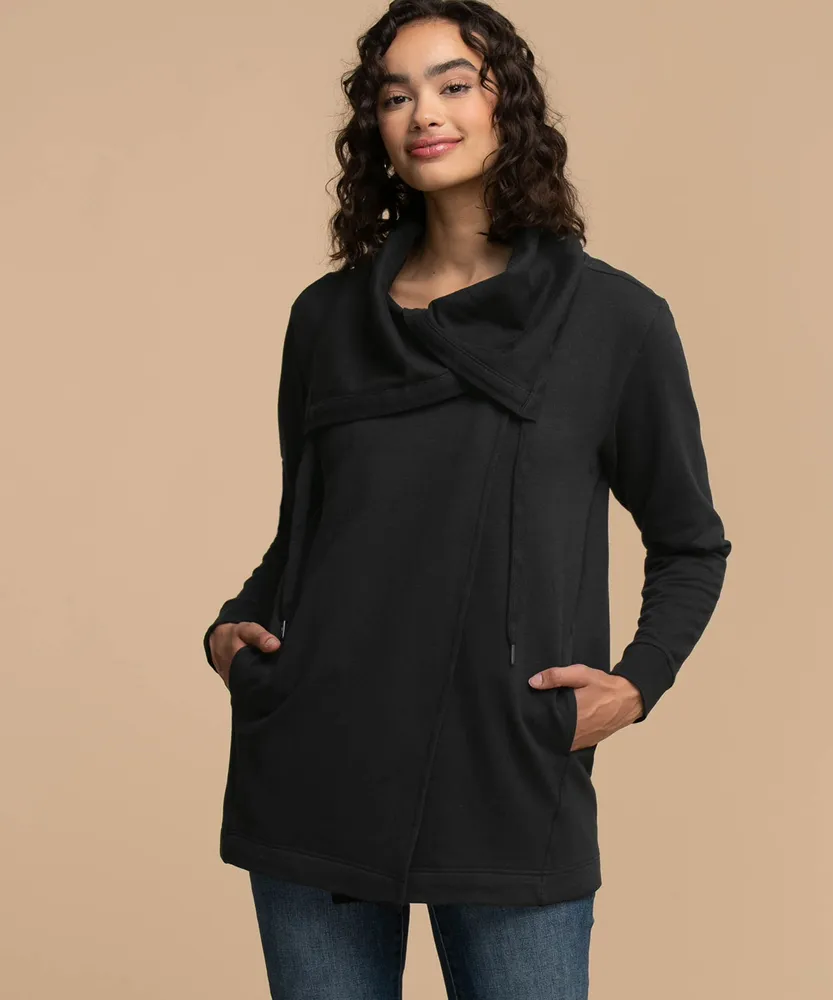 French Terry Wrap Jacket