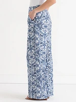 Linen Wide Leg Pant