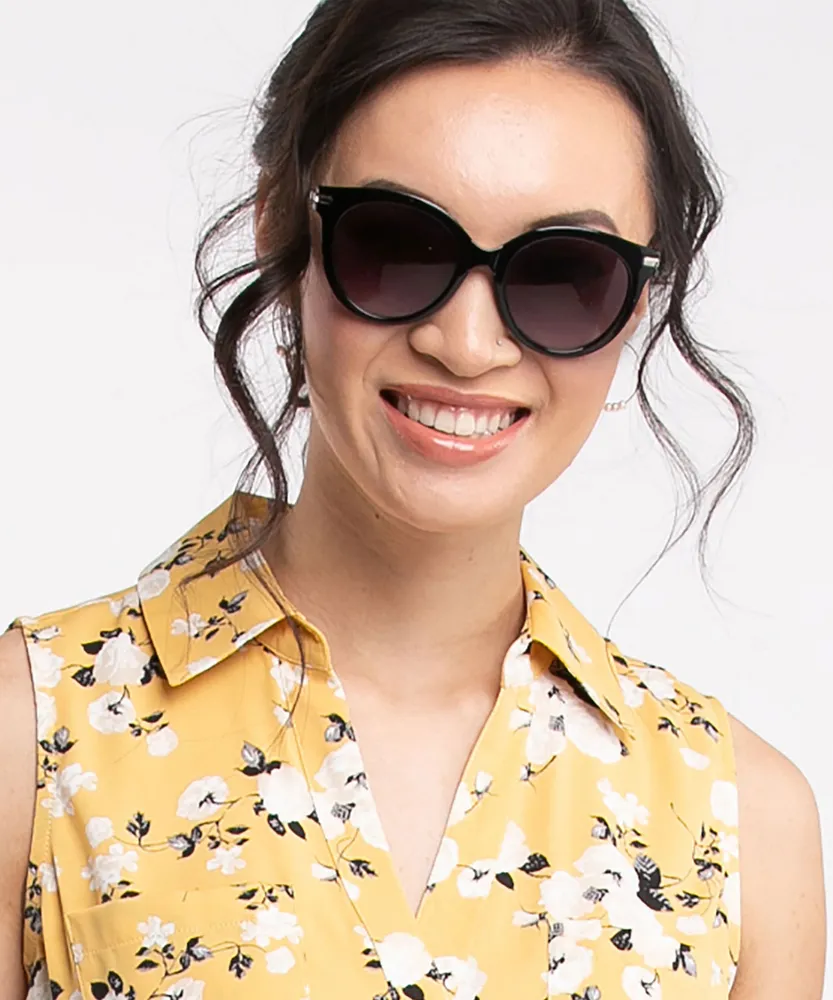 Black Round Sunglasses