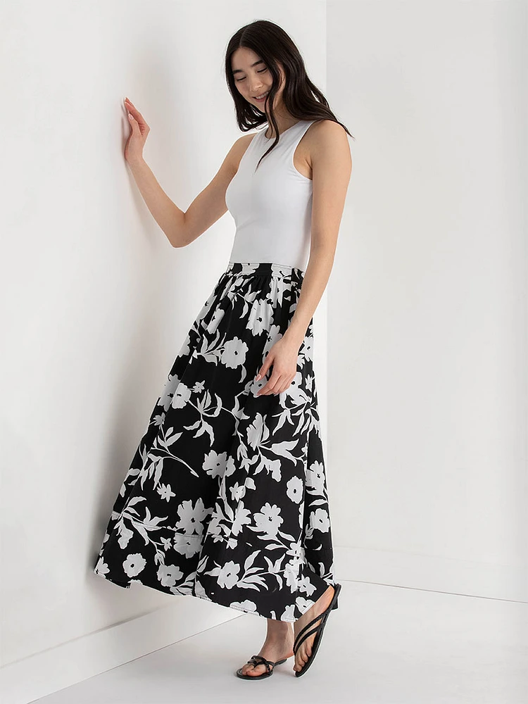 Poplin Full Skirt