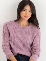 Cable Knit Pullover Sweater