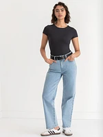 Short Sleeve Crewneck Bodysuit