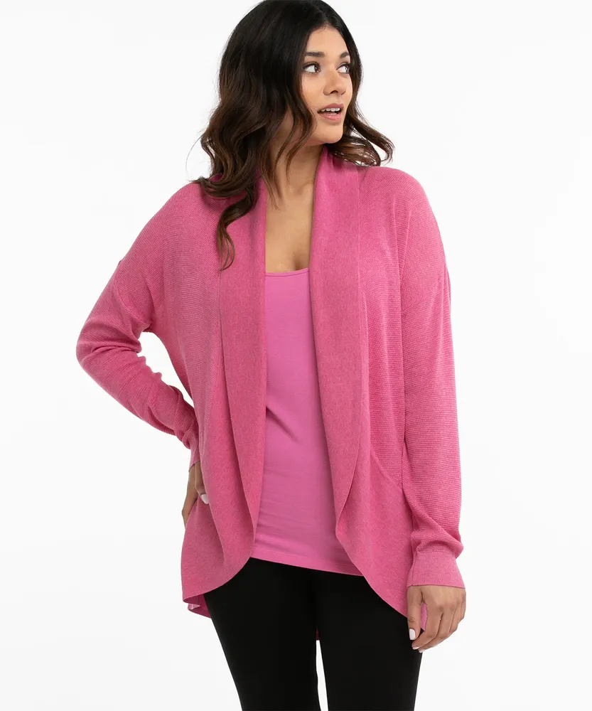 Mesh Cocoon Cardigan