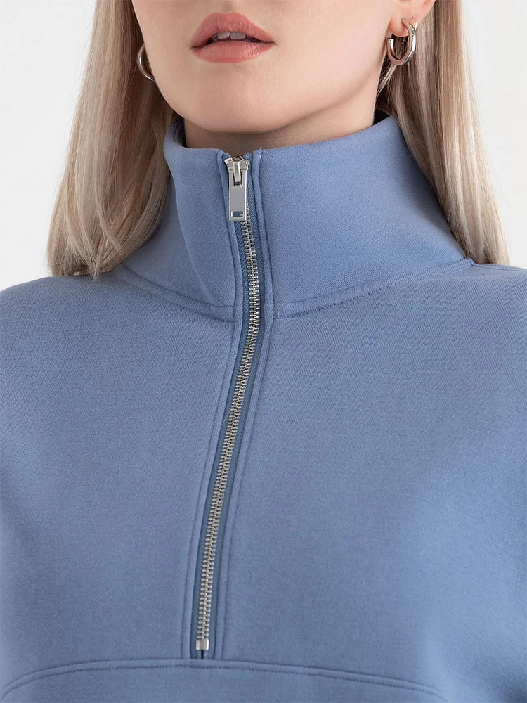 Half Zip Sweatshirt