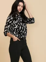 Nicole Long Sleeve Collared Shirt