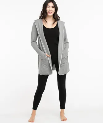 French Terry Hooded Cover-Up
