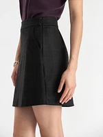 Luxe Ponte Mini Skirt