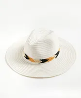 Braided Straw Fedora Hat