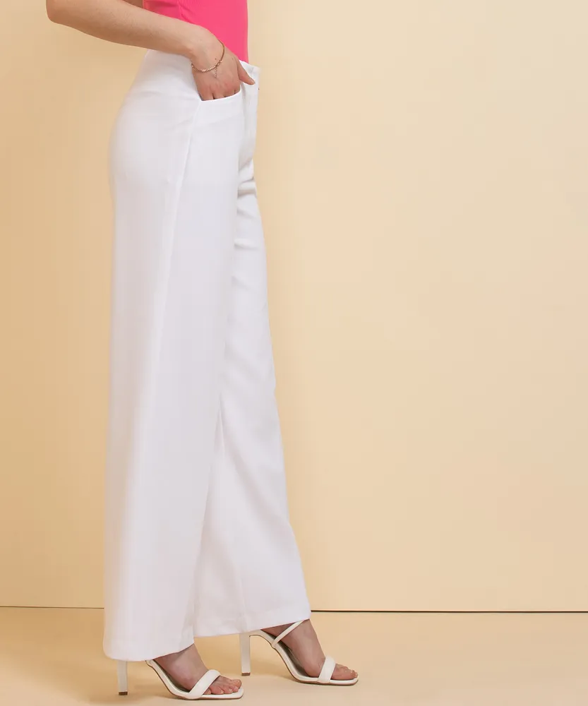 Premium Tailored Wide-Leg Pant