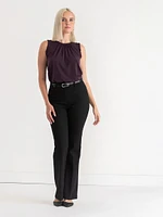 Rory Sleeveless Ruffle Trim Top