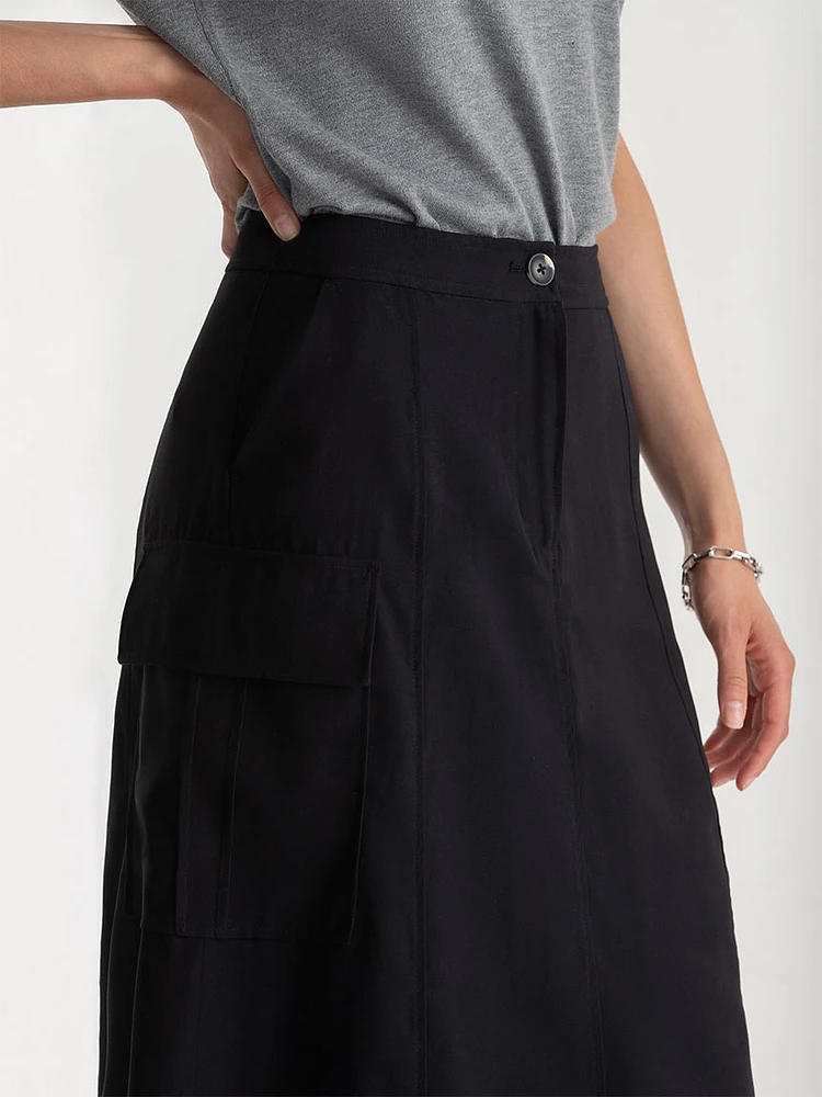 Midi Cargo Skirt