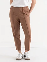 Double Knit Tapered Leg Ankle Pant