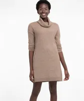 Cowl Neck Sweater Dress