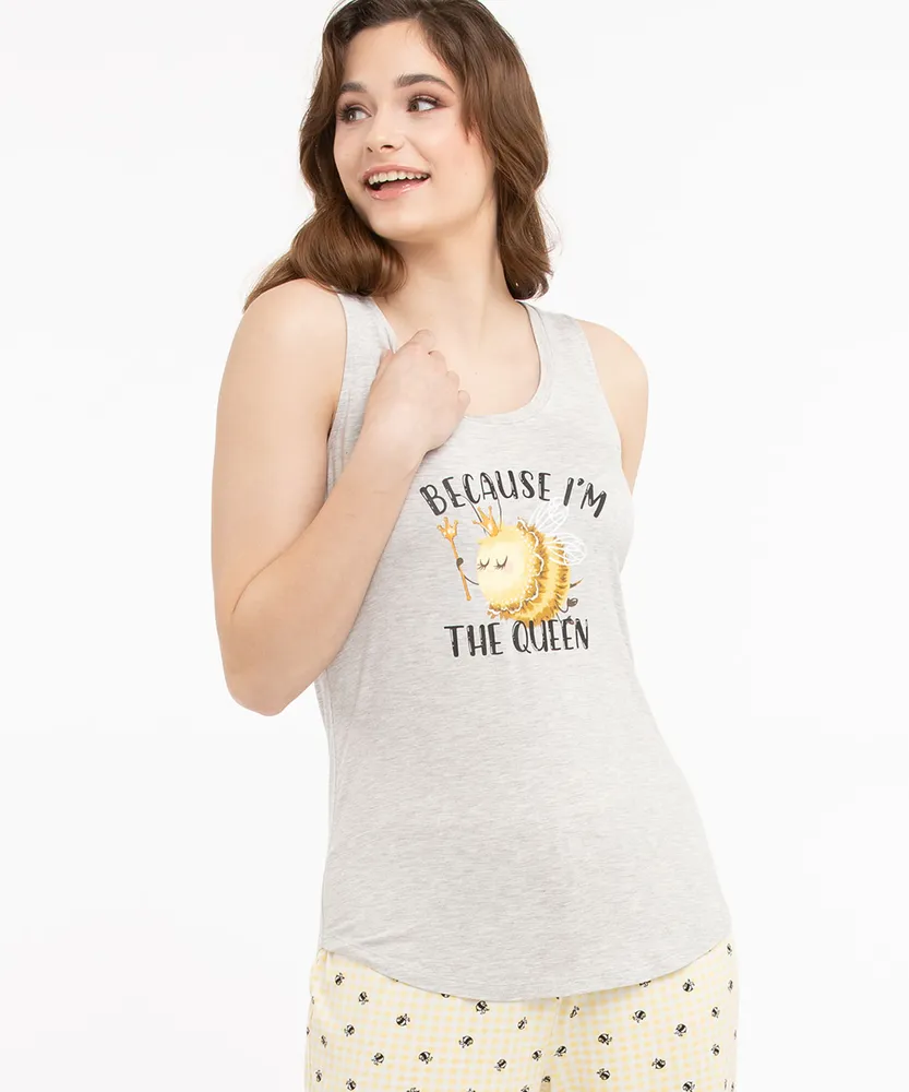 Scoop Neck Pajama Tank