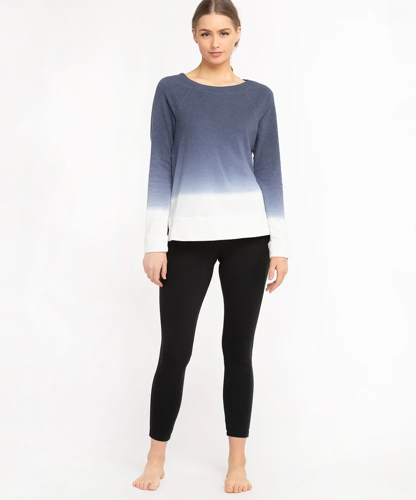 Dip Dye Long Sleeve Sweatshirt