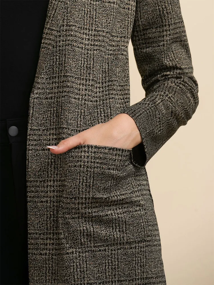 Knit Long Line Jacket