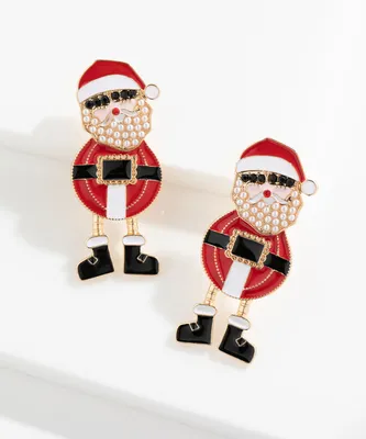 Cool Santa Earrings