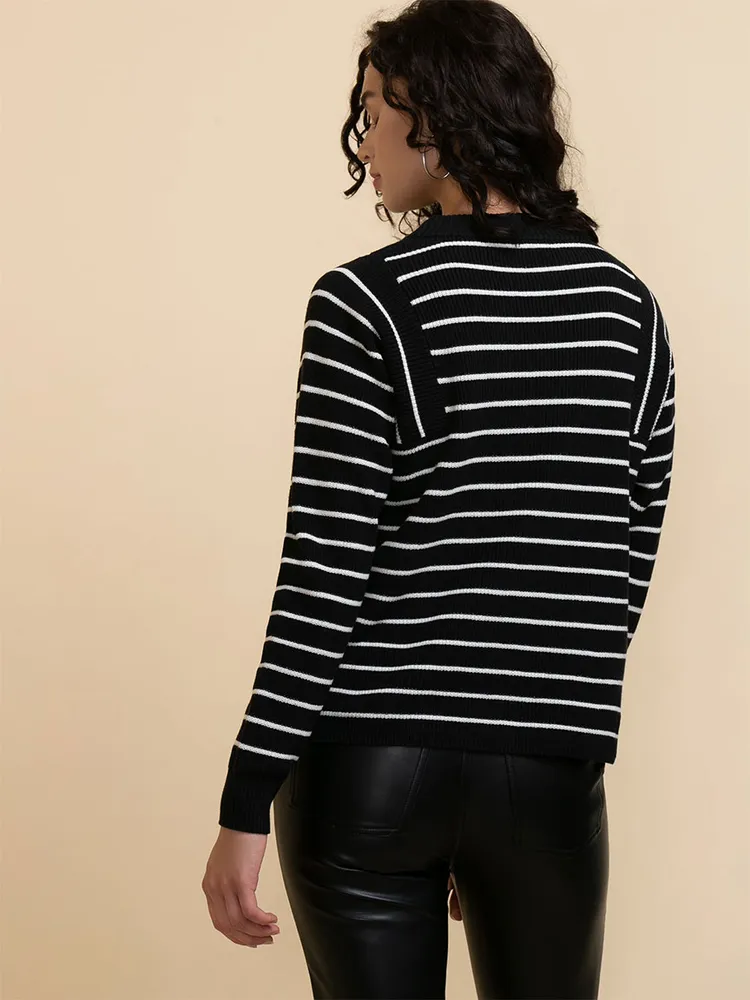 Striped Crewneck Sweater