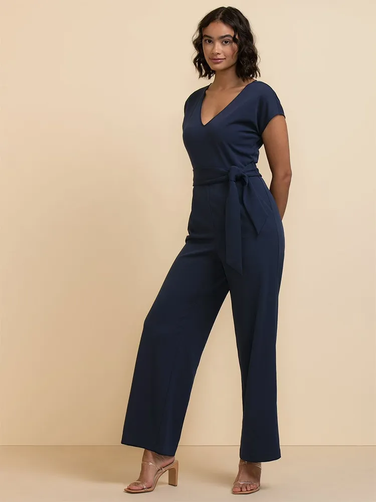 Venus Full Length Jumpsuit Iconic Crepe