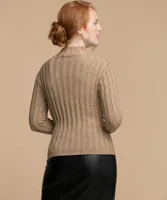 Femme By Design Ribbed Mock Neck Sweater