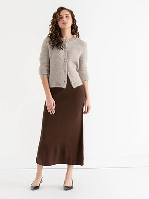 Ribbed Knit Skirt