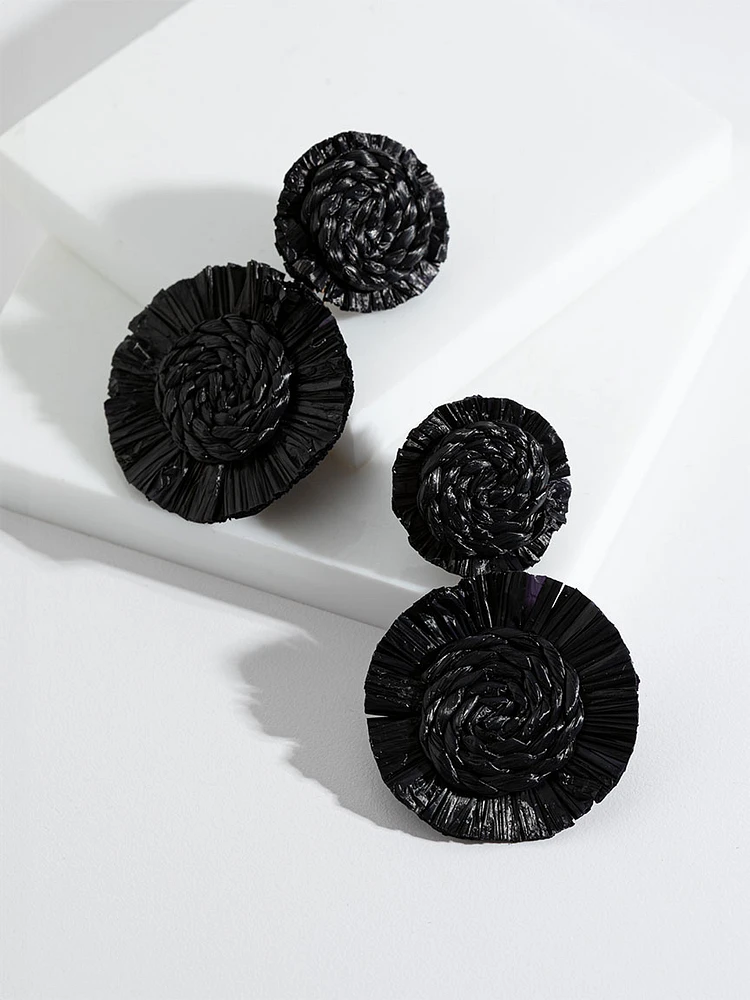 Raffia Earrings