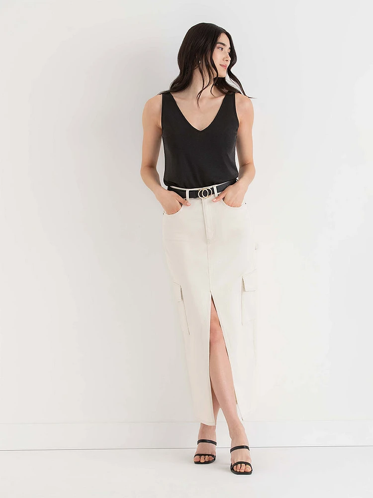 Cargo Maxi Skirt